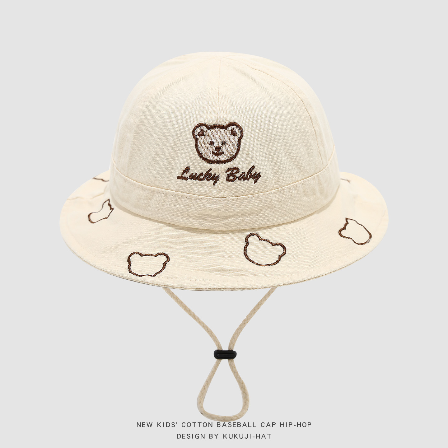 2026 Cute Cartoon Bear Baby Bu - Kids Outdoor Hat recension och pris