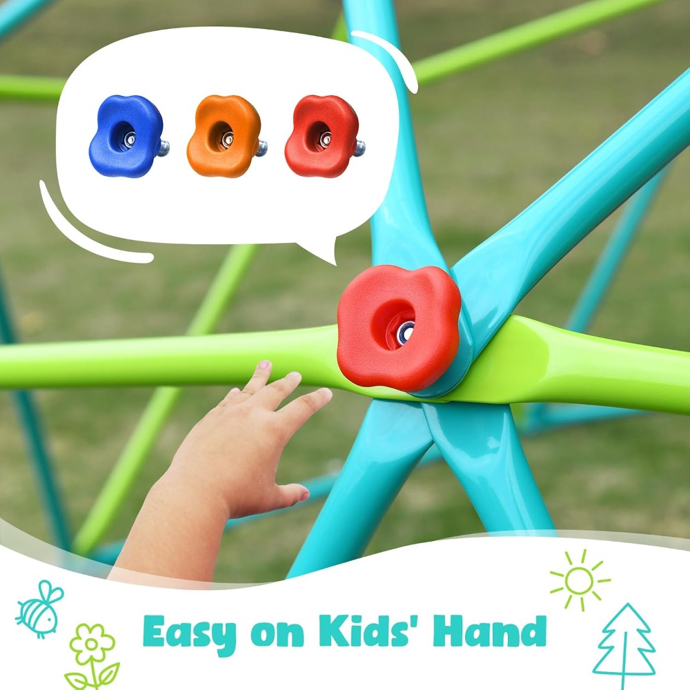 US Local Stock 10ft Climbing D - Kids Outdoor Climbing Dome recension och pris