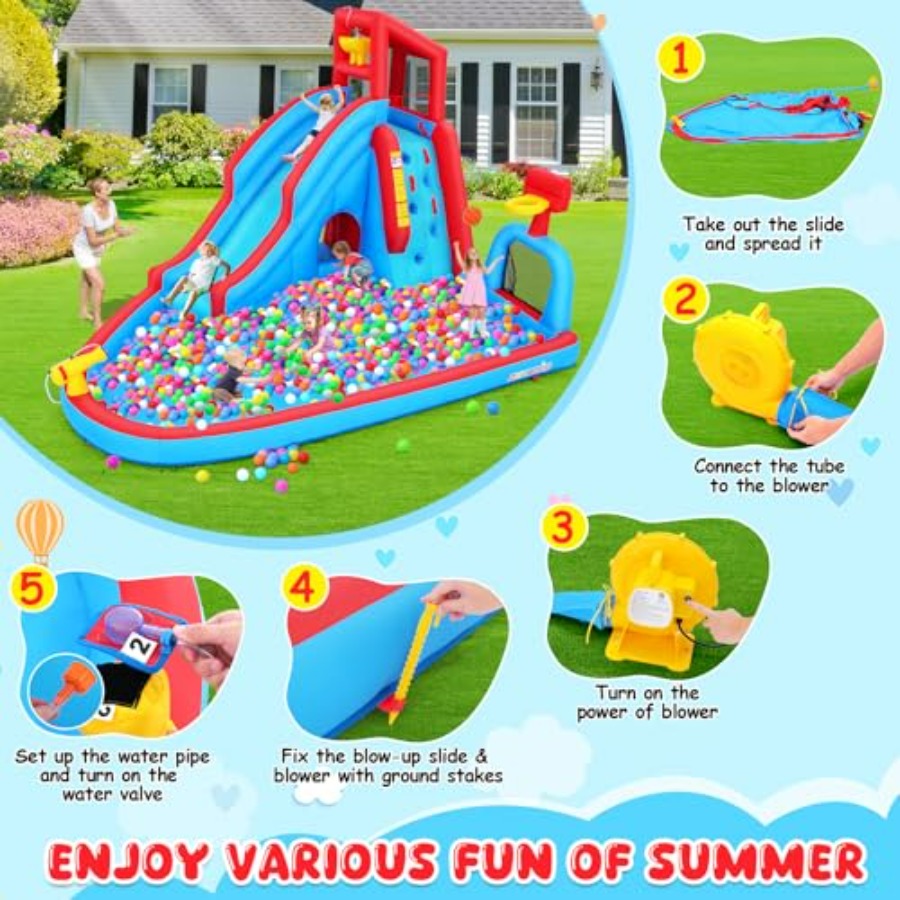 Backyard outdoor water slide i - Kids Outdoor Water Slide recension och pris