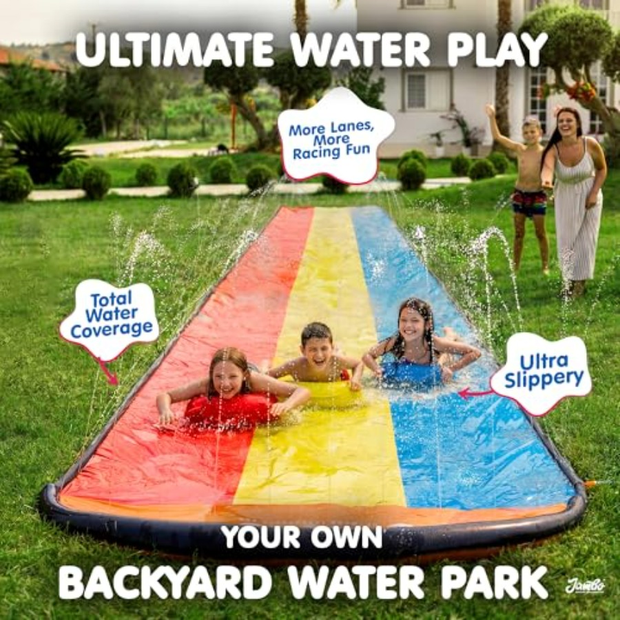 Backyard outdoor water fun for - Kids Outdoor Water Slide recension och pris