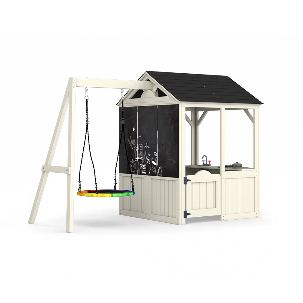 Garden Buildings Furniture Kid - Kids Outdoor Wooden Playhouse recension och pris