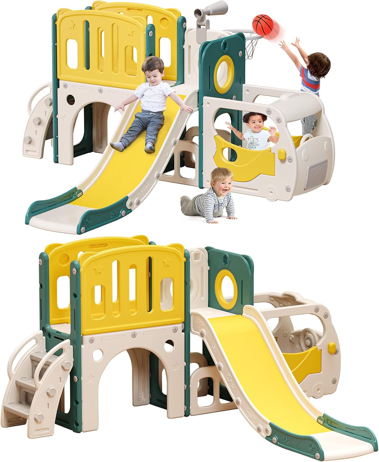 Toddler Slide Kids Slide Plays - Kids Outdoor Climber recension och pris