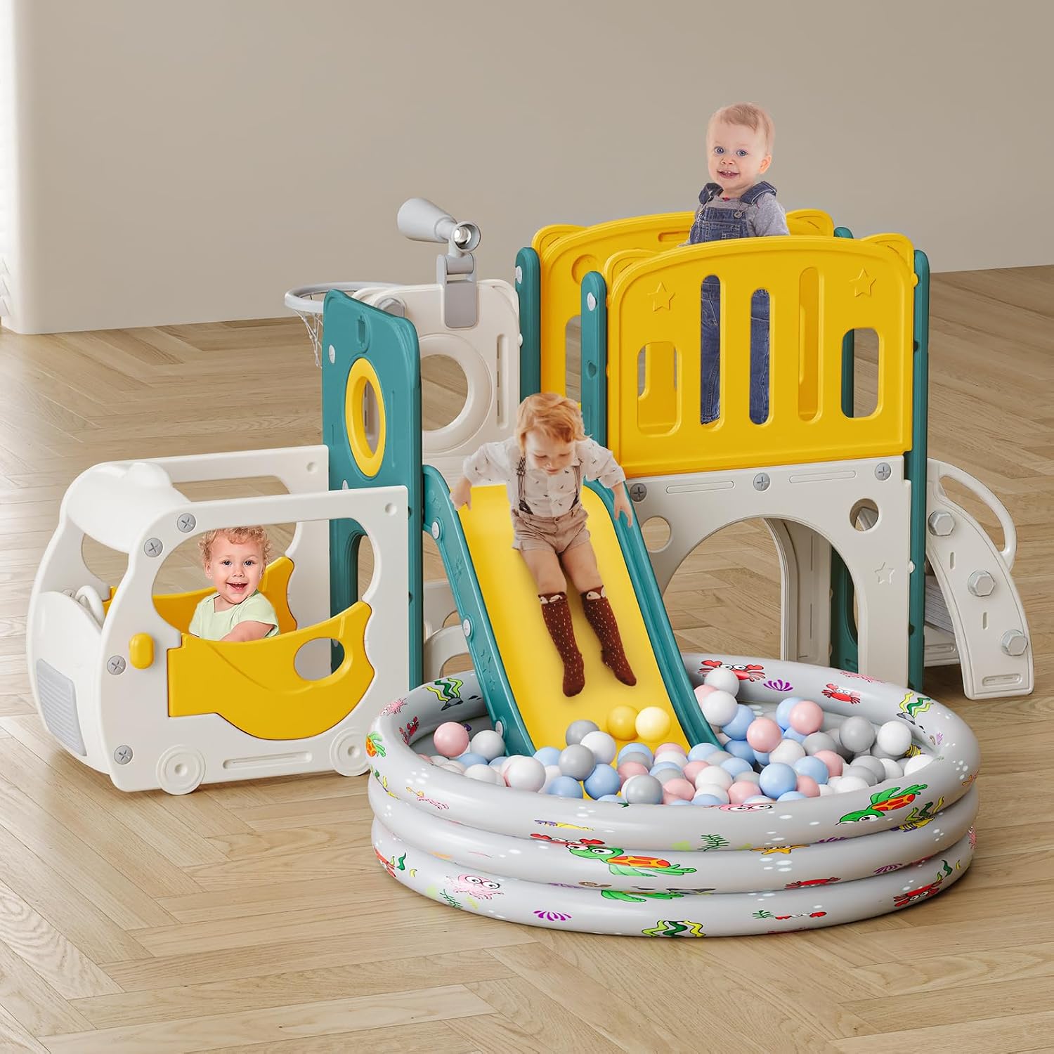 Toddler Slide Kids Slide Plays - Kids Outdoor Climber recension och pris