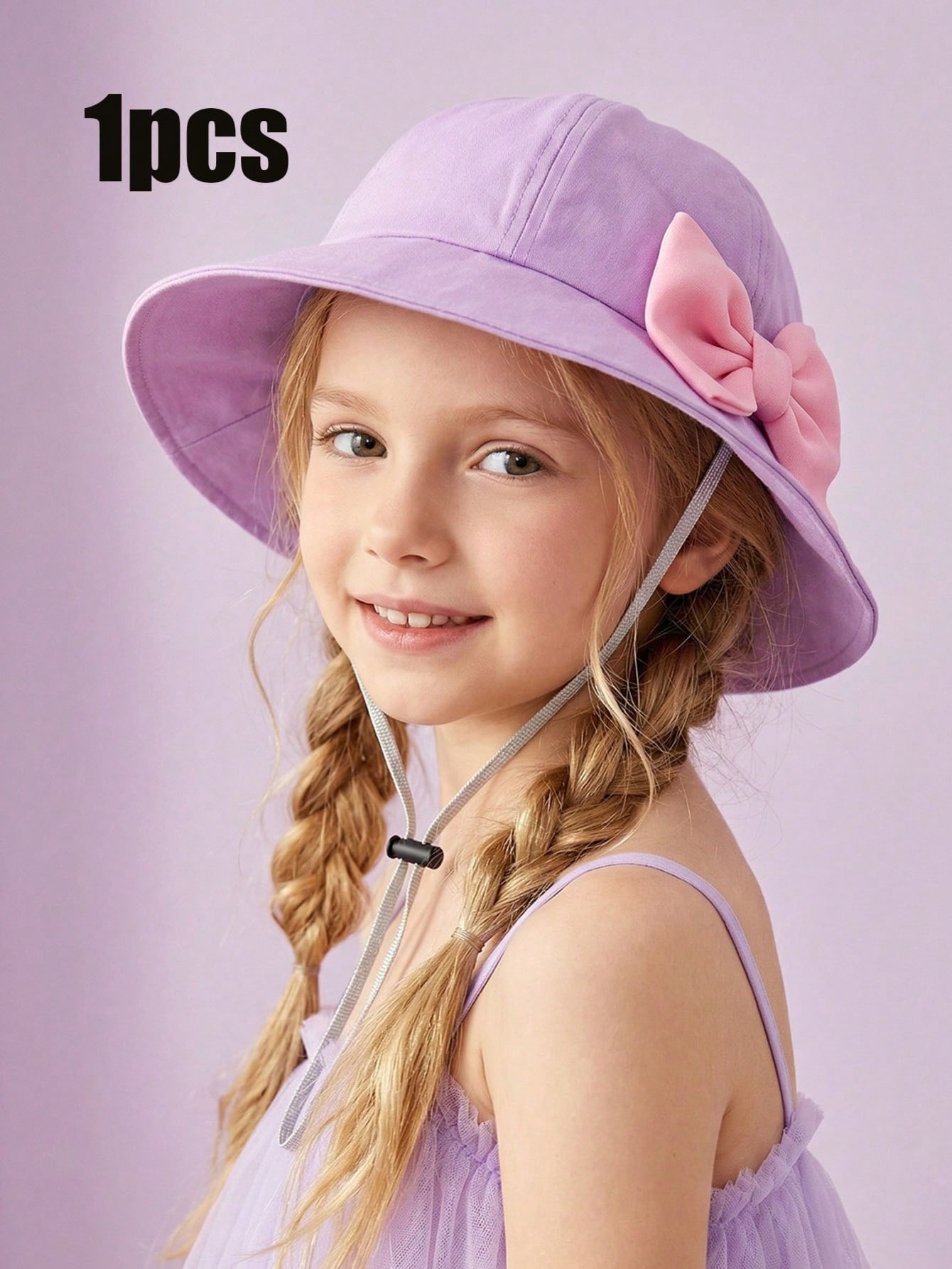 1Pcs Girl 3-8Y Trendy Pink Big - Kids Outdoor Hat recension och pris