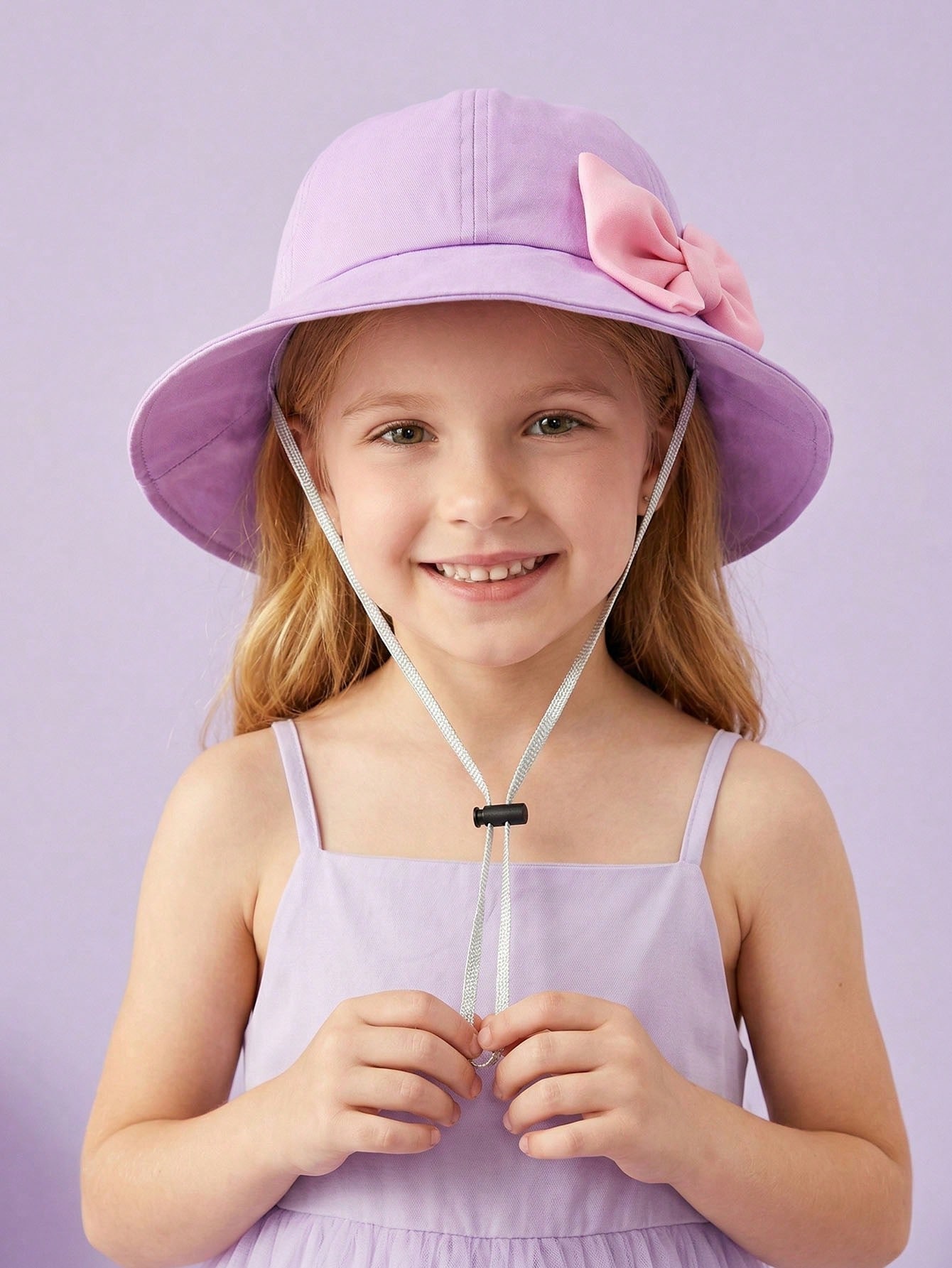 1Pcs Girl 3-8Y Trendy Pink Big - Kids Outdoor Hat recension och pris