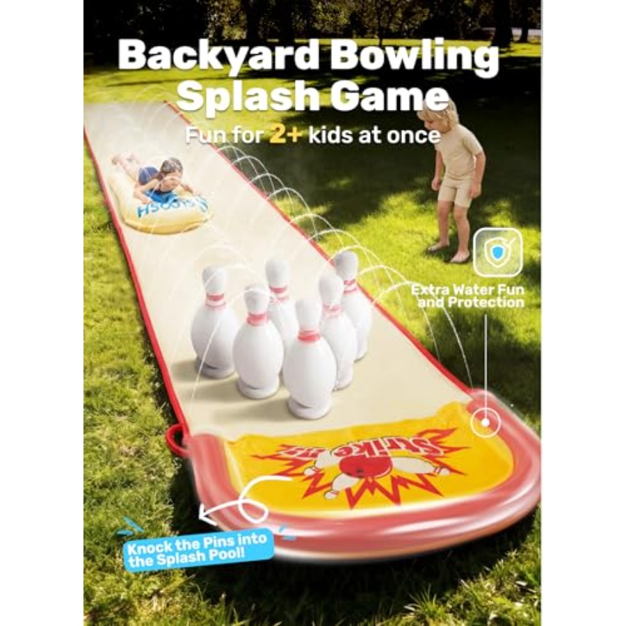 Backyard outdoor fun for kids: - Kids Outdoor Water Slide recension och pris
