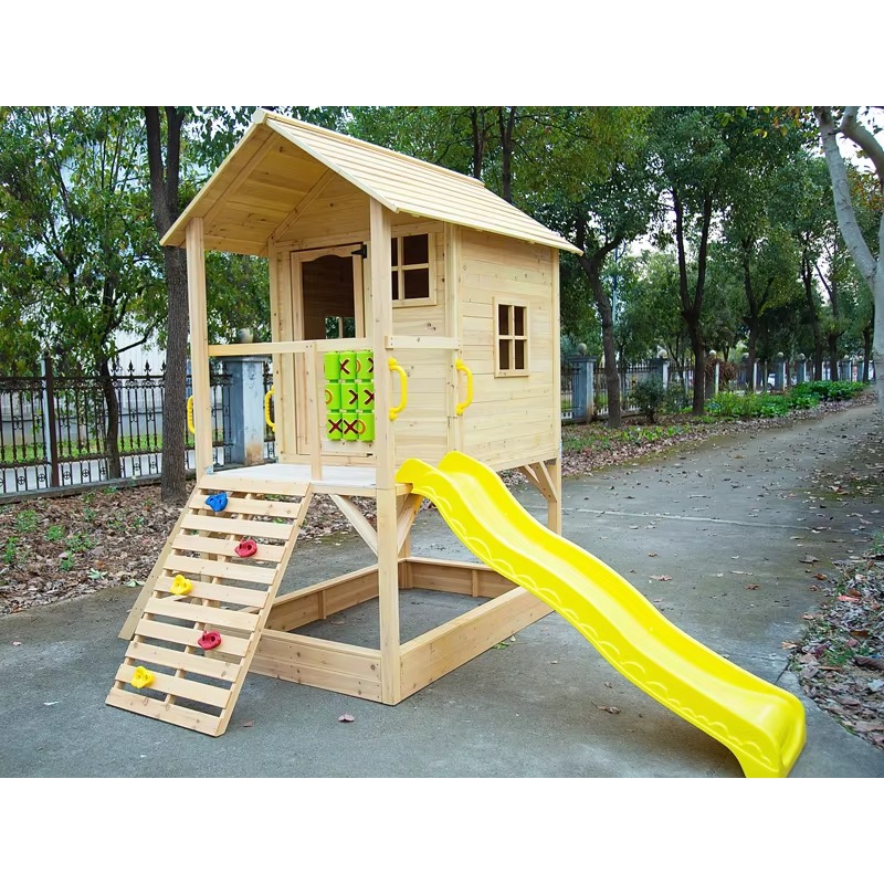 Children Wooden Outdoor Playho - Kids Outdoor Wooden Playhouse recension och pris