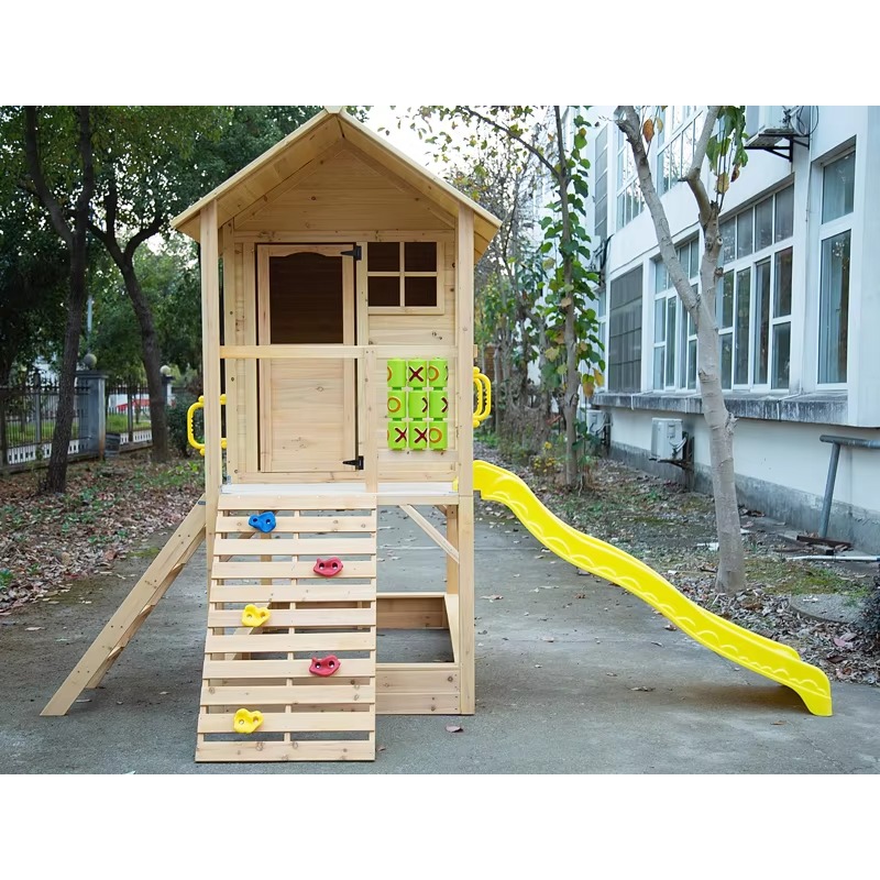 Children Wooden Outdoor Playho - Kids Outdoor Wooden Playhouse recension och pris