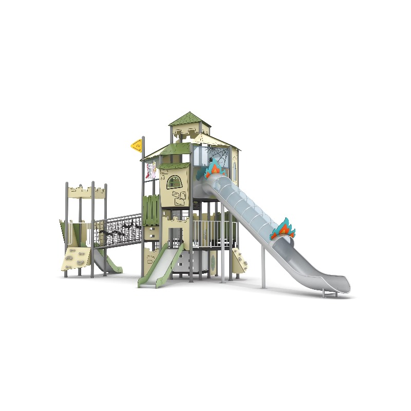 Wooden Outdoor Playground Set  - Kids Outdoor Wooden Playhouse recension och pris