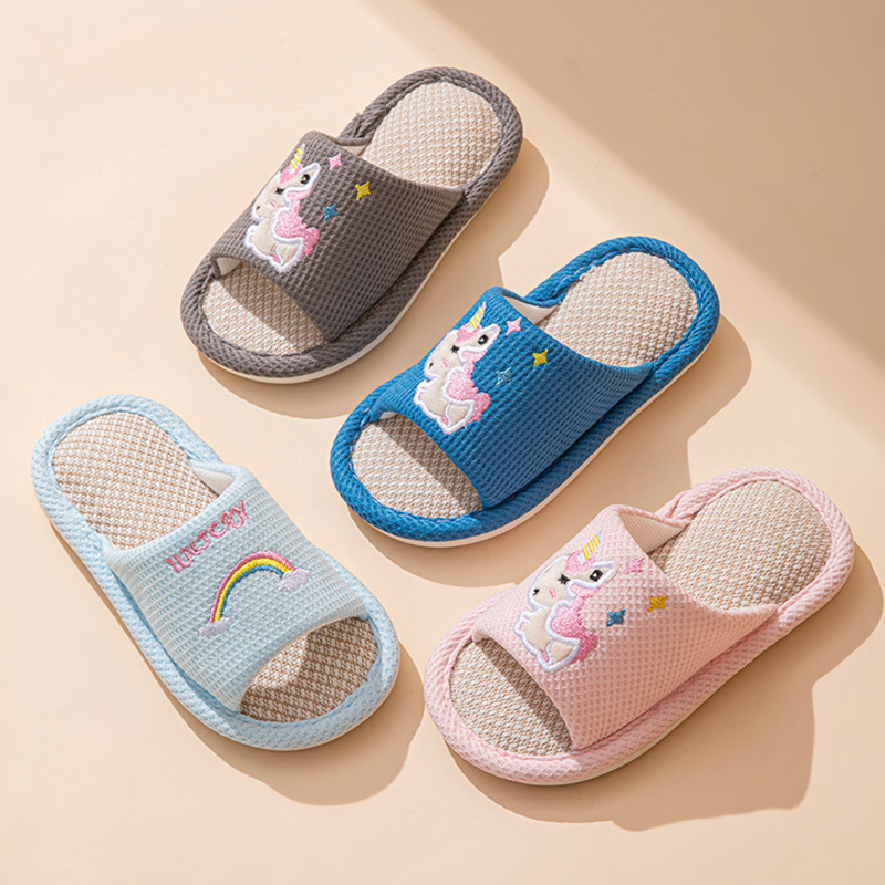 Hemp Cartoon Slippers Children - Kids Outdoor Obstacle Course recension och pris