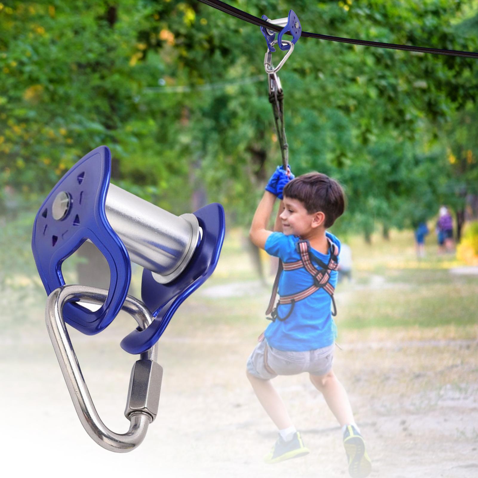 Heavy Duty Zip Line Trolley Qu - Kids Outdoor Obstacle Course recension och pris