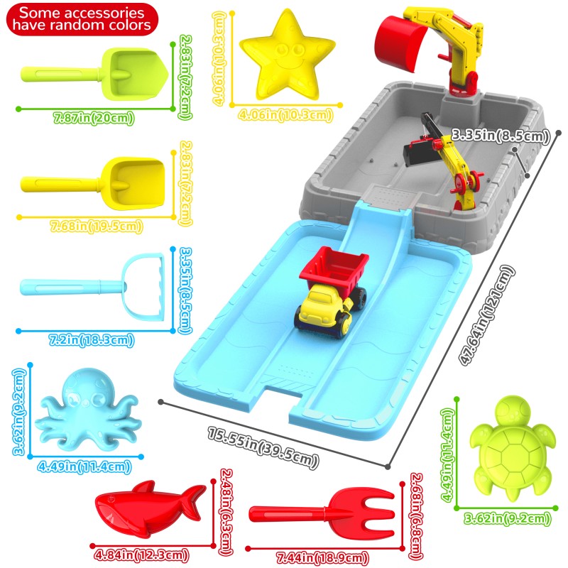MQUDUO Kids Construction Truck - Kids Outdoor Dump Truck recension och pris