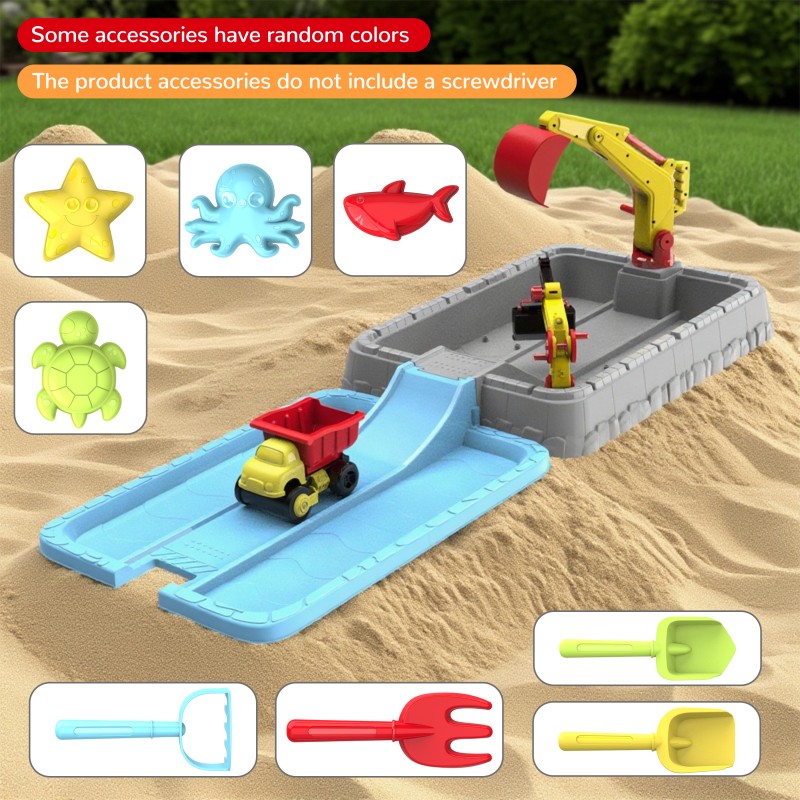 MQUDUO Kids Construction Truck - Kids Outdoor Dump Truck recension och pris