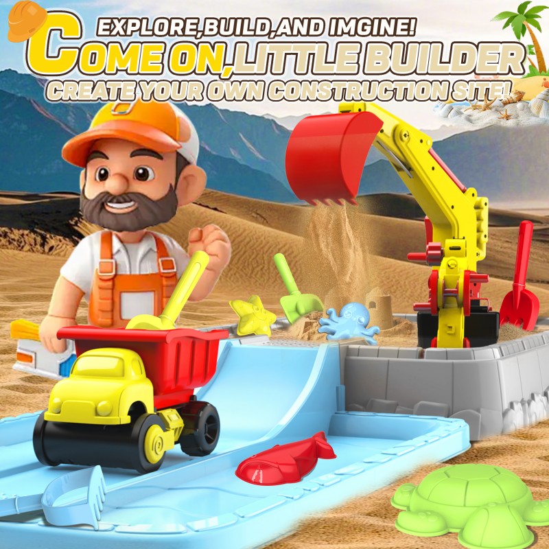 MQUDUO Kids Construction Truck - Kids Outdoor Dump Truck recension och pris