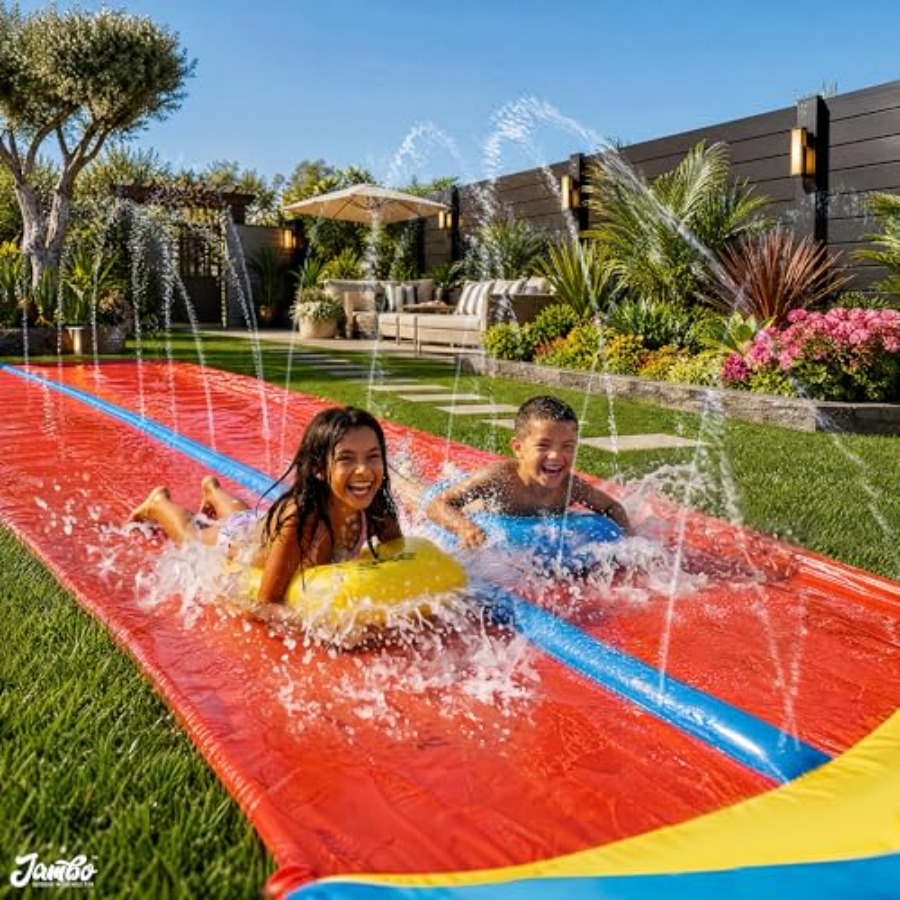 Outdoor backyard water slide f - Kids Outdoor Water Slide recension och pris