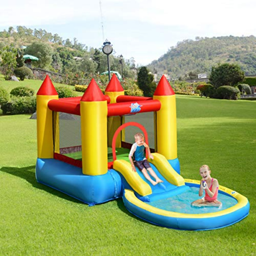 Outdoor backyard inflatable bo - Kids Outdoor Water Slide recension och pris