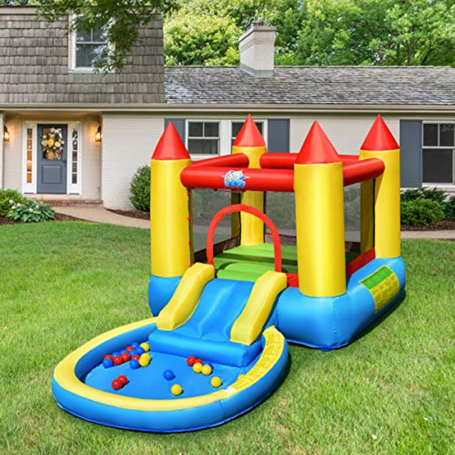Outdoor backyard inflatable bo - Kids Outdoor Water Slide recension och pris