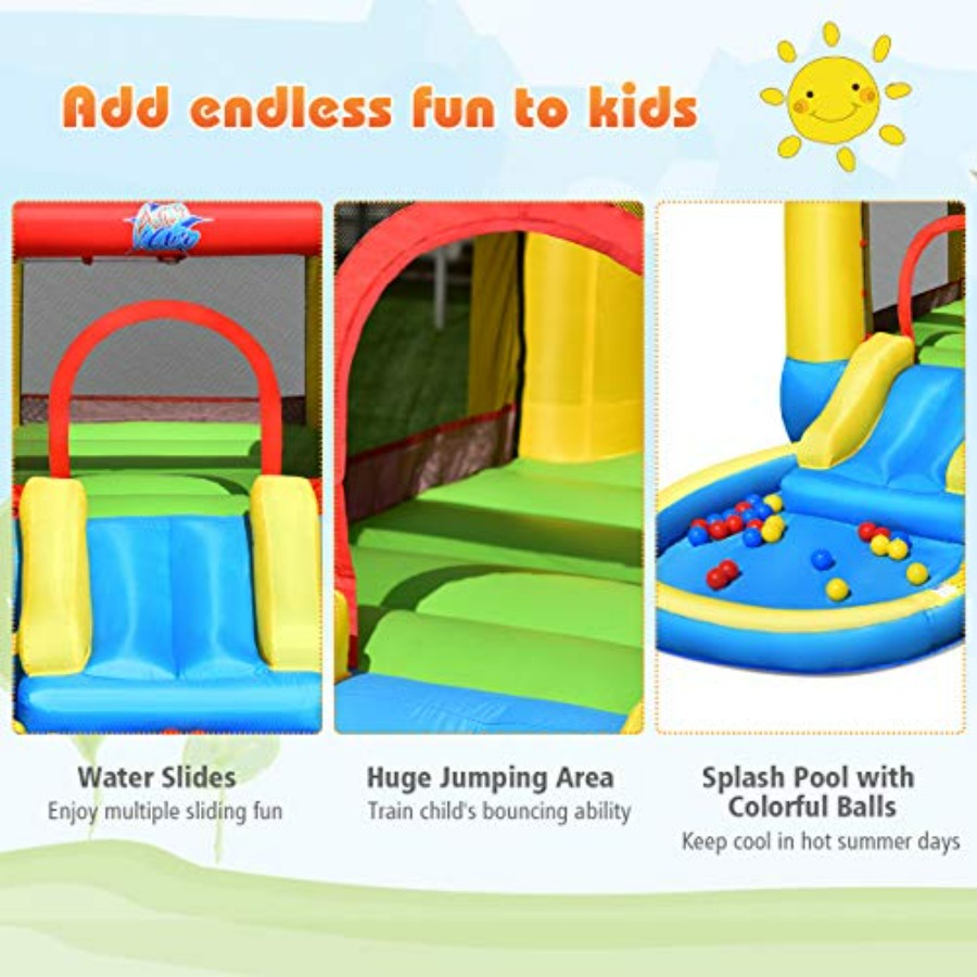 Outdoor backyard inflatable bo - Kids Outdoor Water Slide recension och pris
