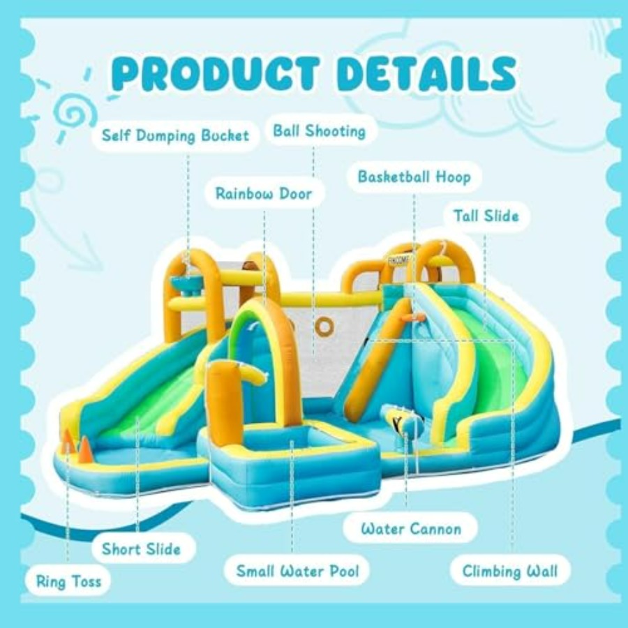 Backyard outdoor inflatable wa - Kids Outdoor Water Slide recension och pris