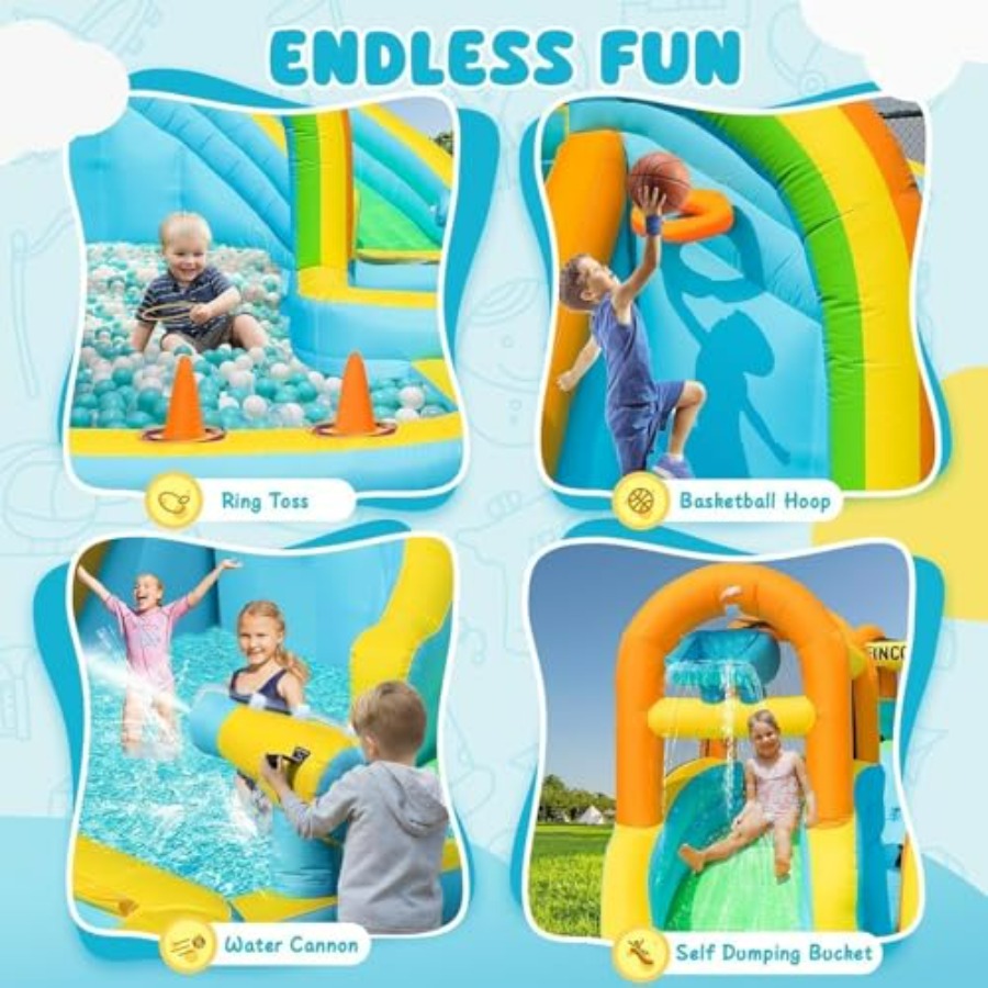 Backyard outdoor inflatable wa - Kids Outdoor Water Slide recension och pris