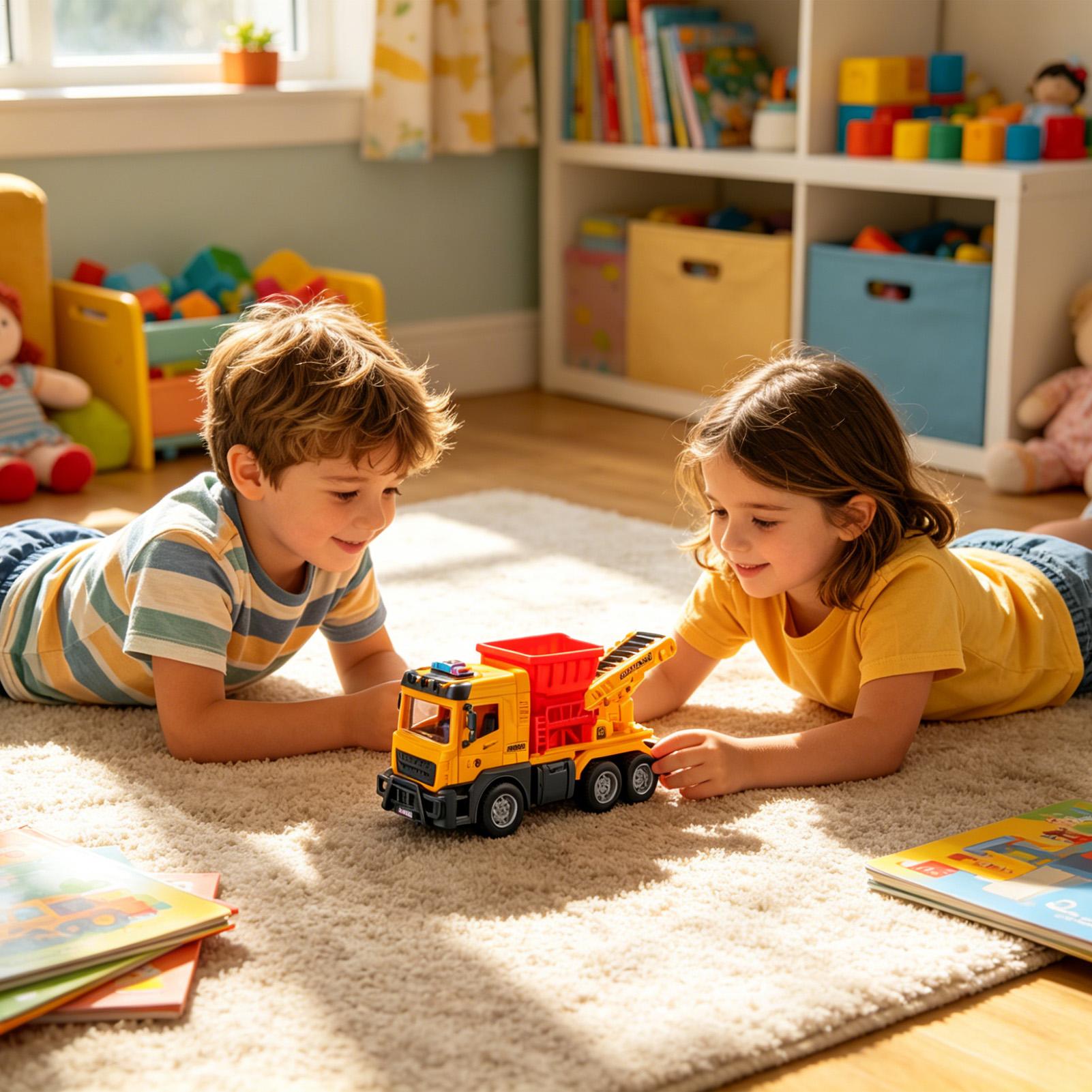 Electric Dump Truck Toy w/ Sou - Kids Outdoor Dump Truck recension och pris