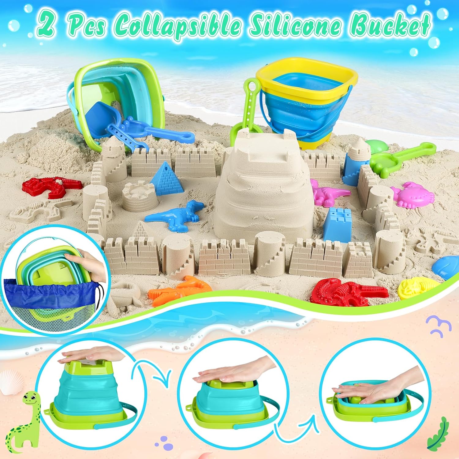 Beach Sand Toys Sandbox Toys w - Kids Outdoor Dump Truck recension och pris