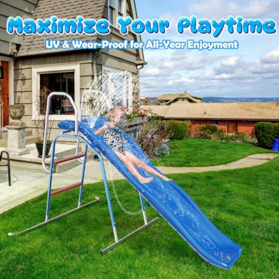 Backyard water slide for kids, - Kids Outdoor Water Slide recension och pris
