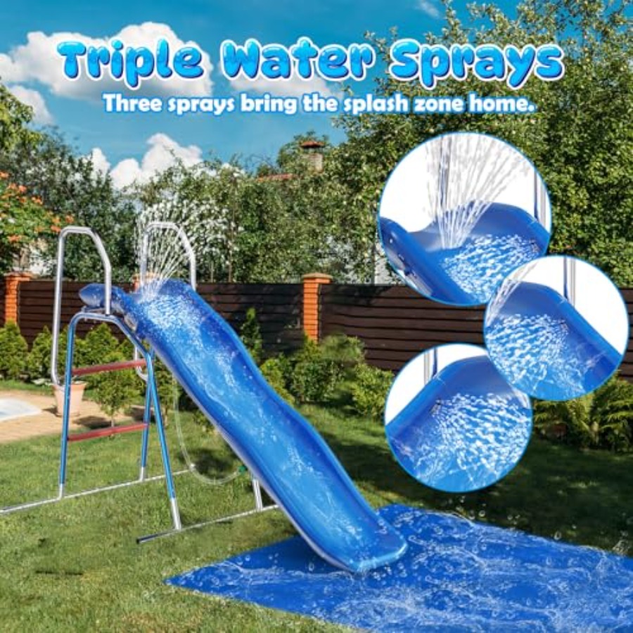 Backyard water slide for kids, - Kids Outdoor Water Slide recension och pris