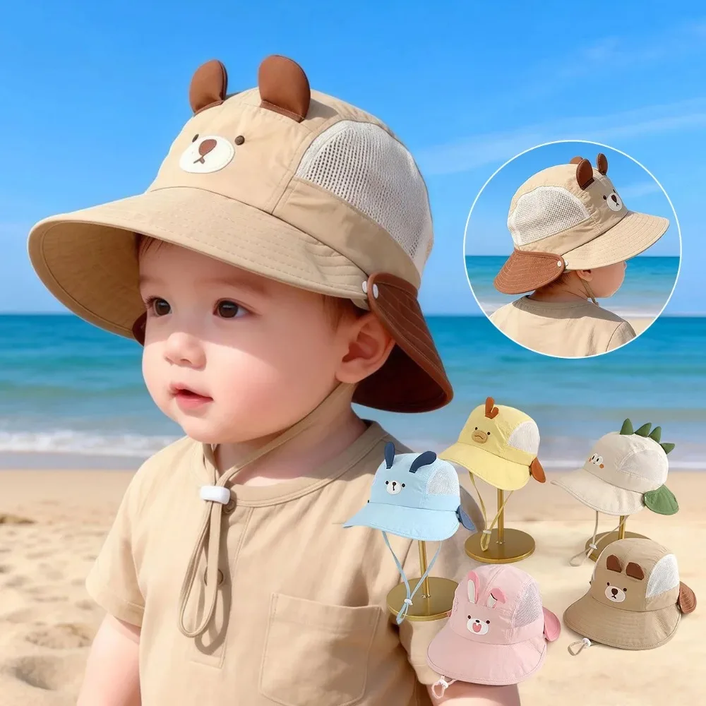 Cute Cartoon Baby Fisherman Ha - Kids Outdoor Hat recension och pris