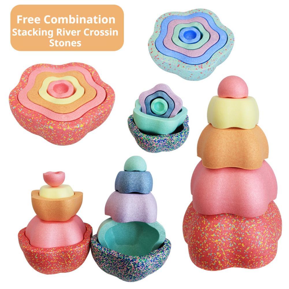 Flower Stepping Stones for Kid - Kids Outdoor Obstacle Course recension och pris