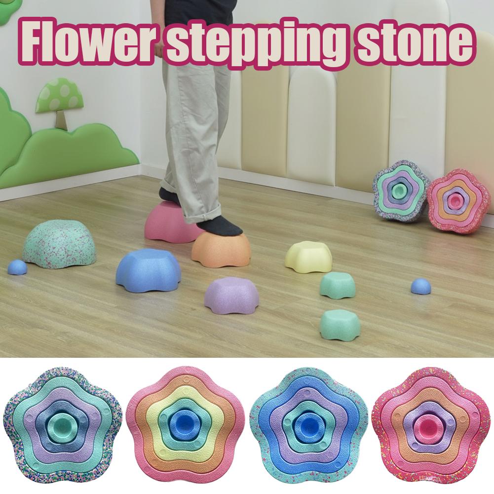 Flower Stepping Stones for Kid - Kids Outdoor Obstacle Course recension och pris