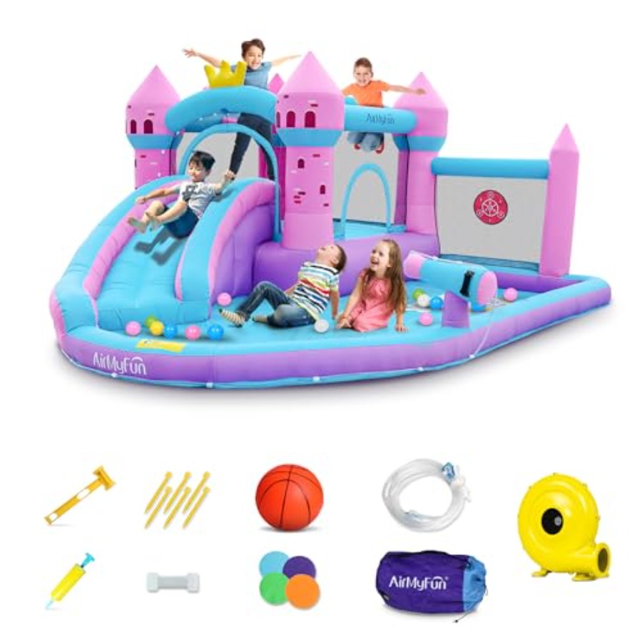 Backyard inflatable waterslide - Kids Outdoor Water Slide recension och pris