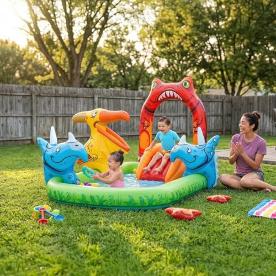 Outdoor water play center for  - Kids Outdoor Water Slide recension och pris